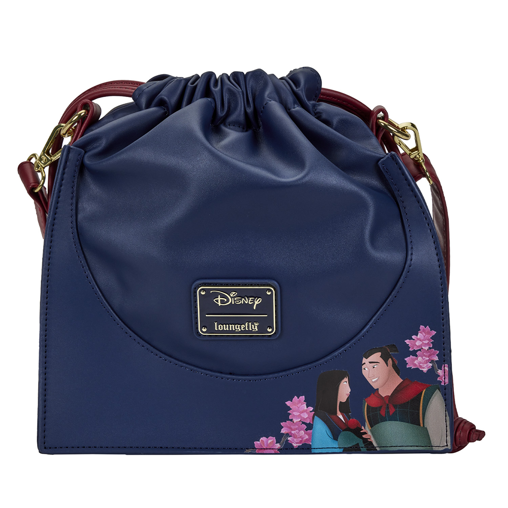Loungefly: Disney Mulan Castle Cinch Sack Crossbody Bag