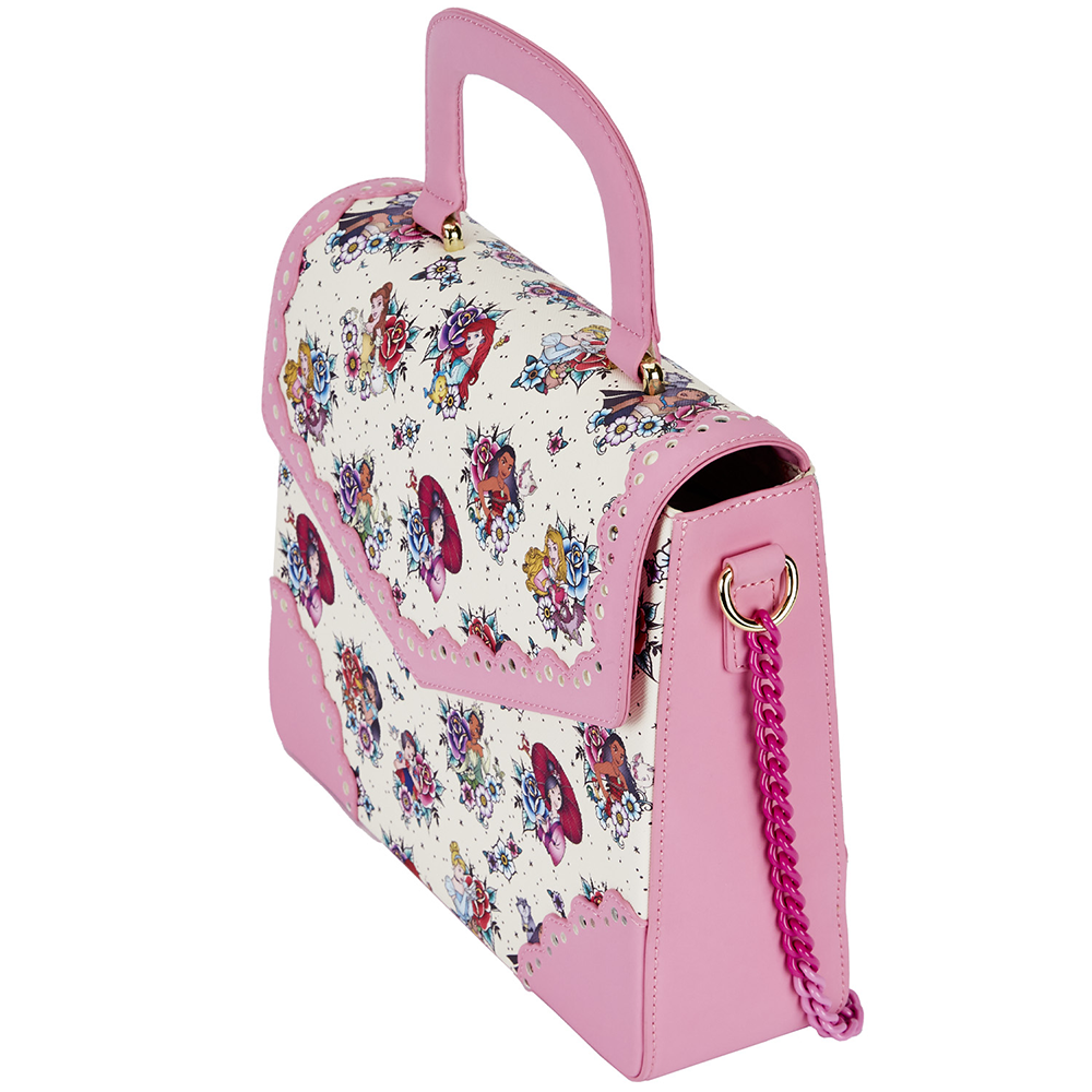 Loungefly: Disney Princess Tattoo Aop Crossbody Bag