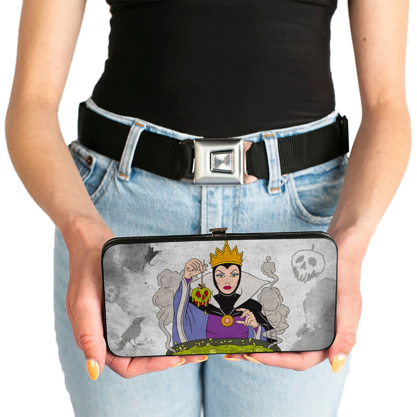 Hinged Wallet - Snow White's Evil Queen Cauldron Pose + ONCE UPON A TIME Tale Grays