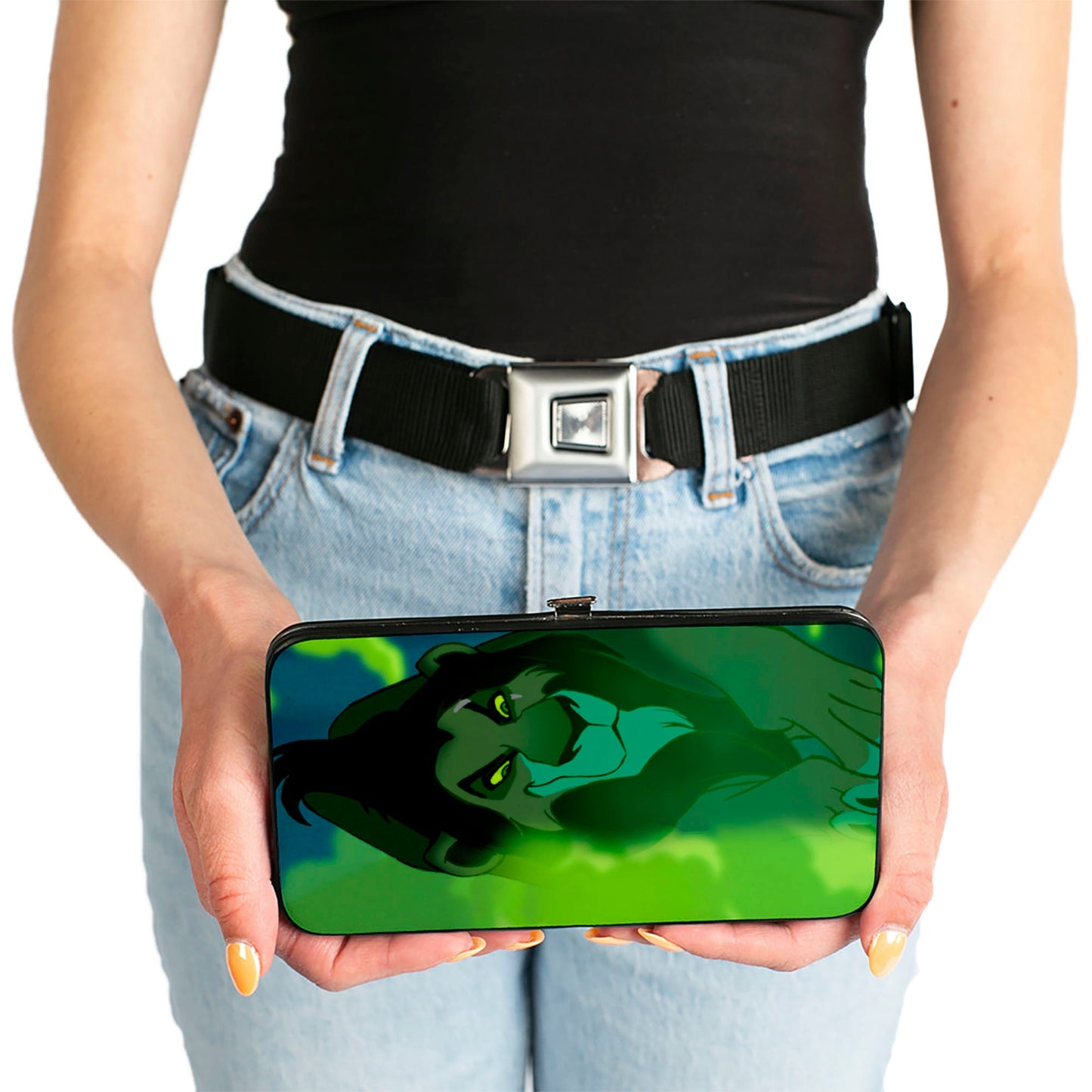Hinged Wallet - Scar Lurking Pose Smoke Greens