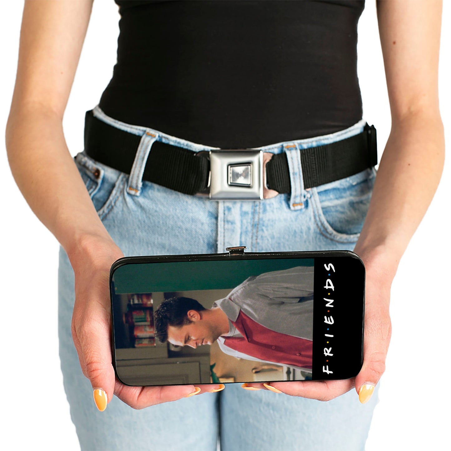 Hinged Wallet - FRIENDS Monica's Turkey Head + Chandler Vivid Pose