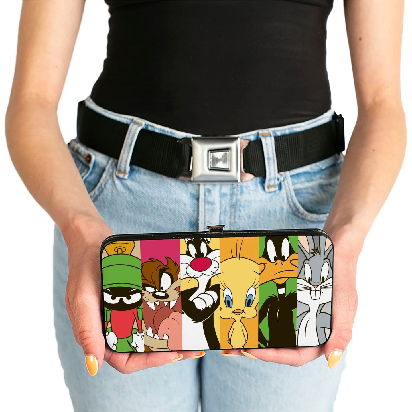 Hinged Wallet - Looney Tunes 6-Classic Character Blocks Multi Color
