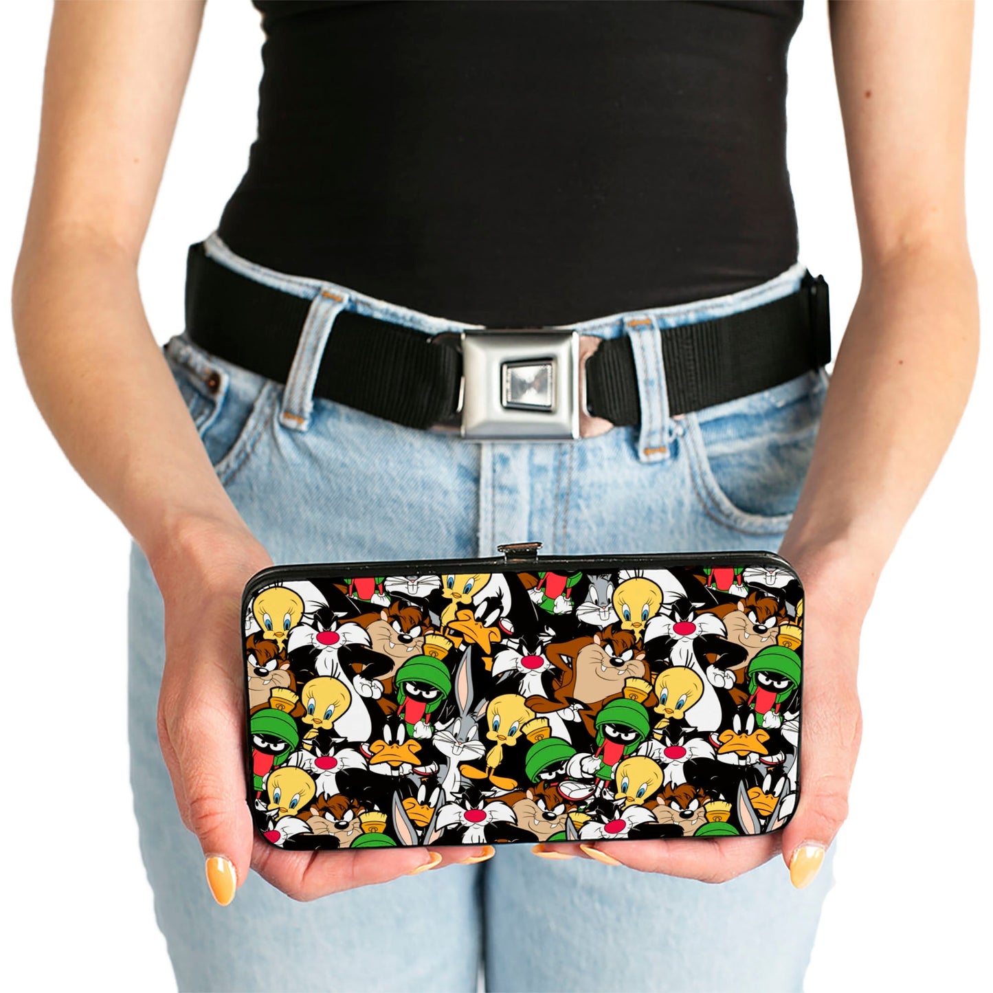 Hinged Wallet - Looney Tunes 6-Character Stacked Collage2