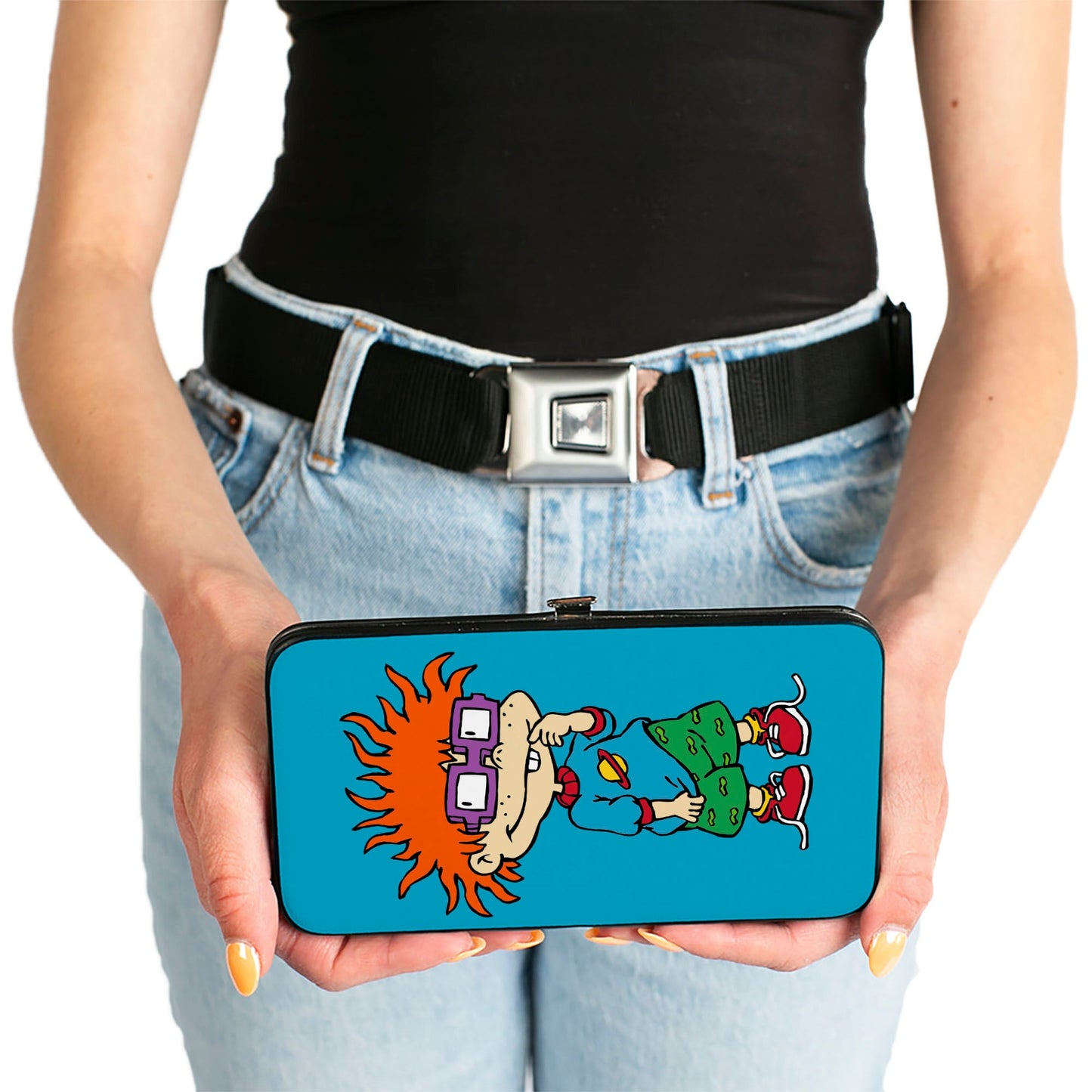 Hinged Wallet - Chuckie Pose + Saturn Blue