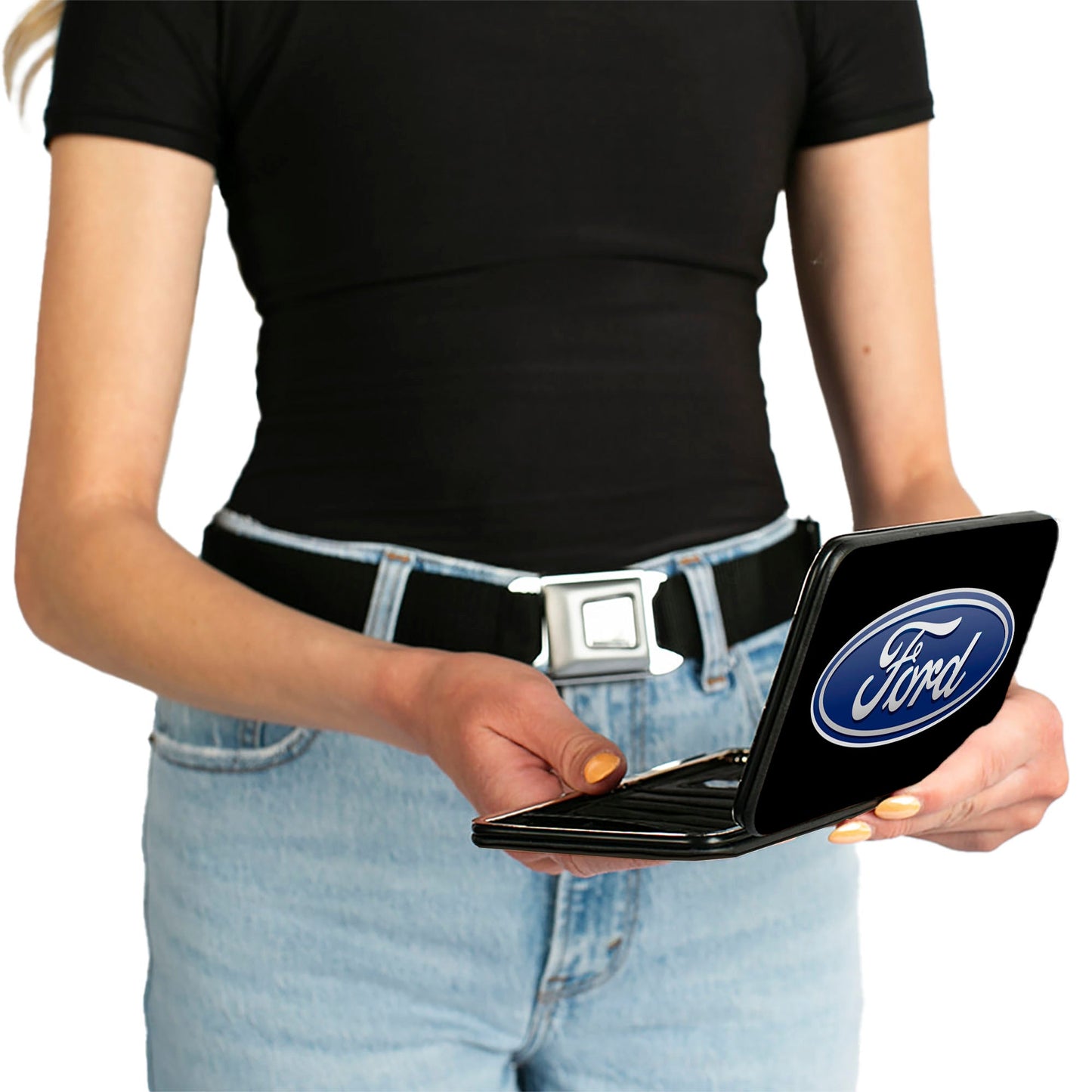 Hinged Wallet - Ford Oval Logo CENTERED