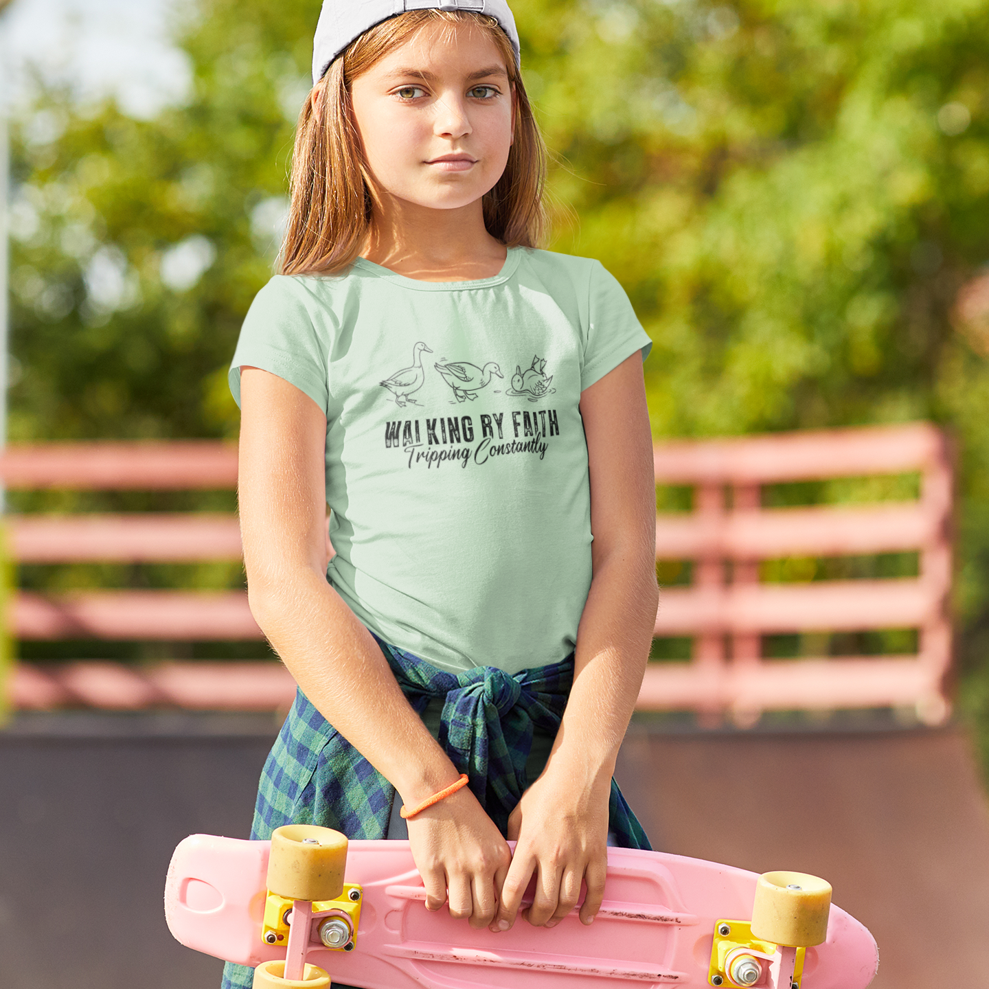 Walking By Faith Graphic Tee
