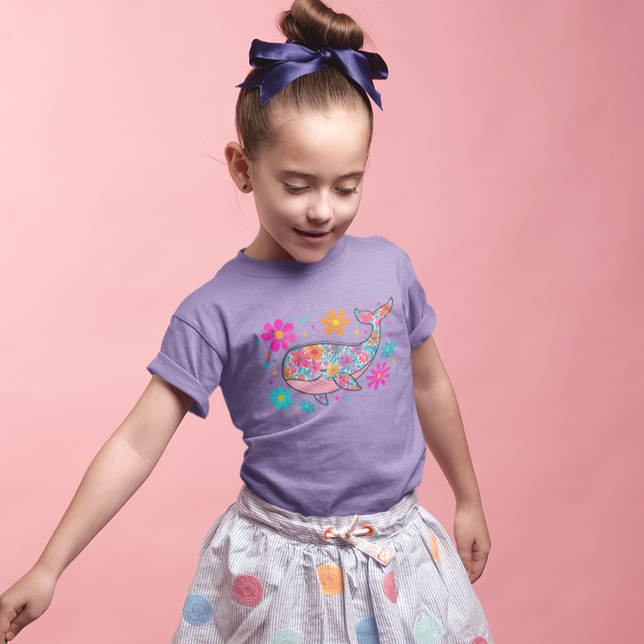 Groovy Whale Toddler/Youth Graphic Tee