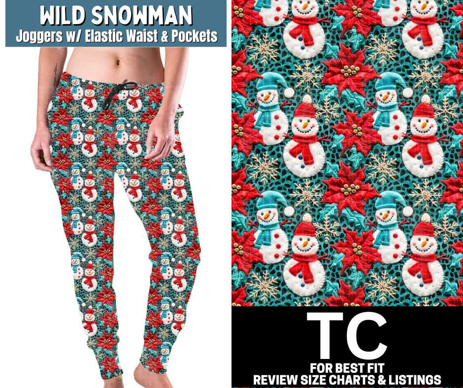 Wild Snowman Joggers