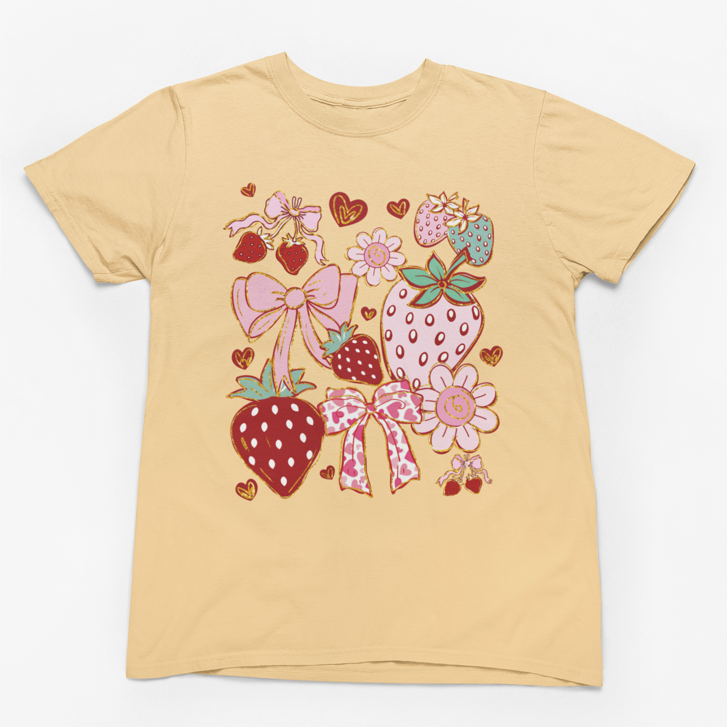 Summer Strawberry Graphic Tee