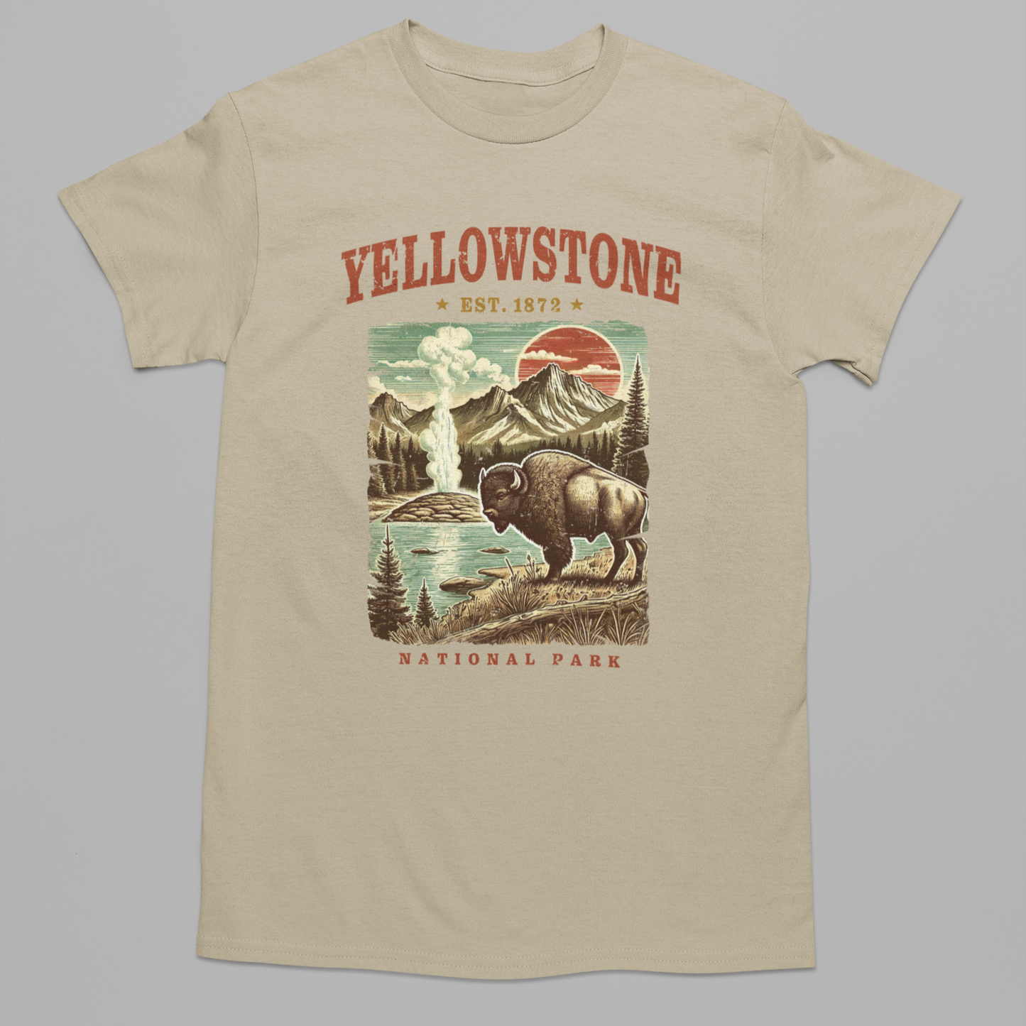 Yellowstone Bison Graphic Tee