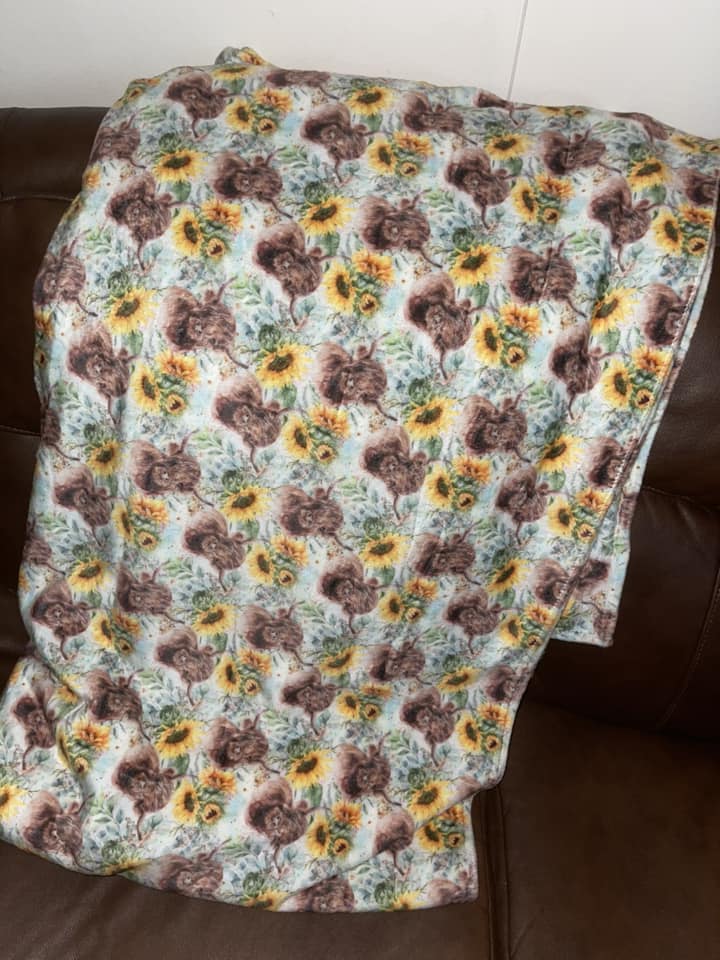 DEATHLY DARK- GIANT SHAREABLE THROW BLANKET