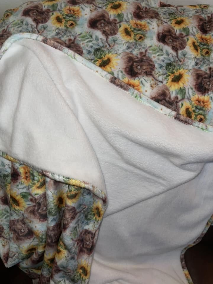 DEATHLY DARK- GIANT SHAREABLE THROW BLANKET