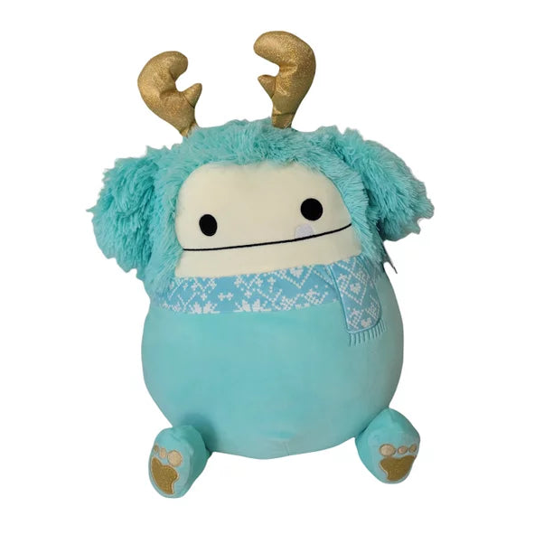 Squishmallows Joelle the Bigfoot 16" 2021 Christmas Edition Stuffed Plush