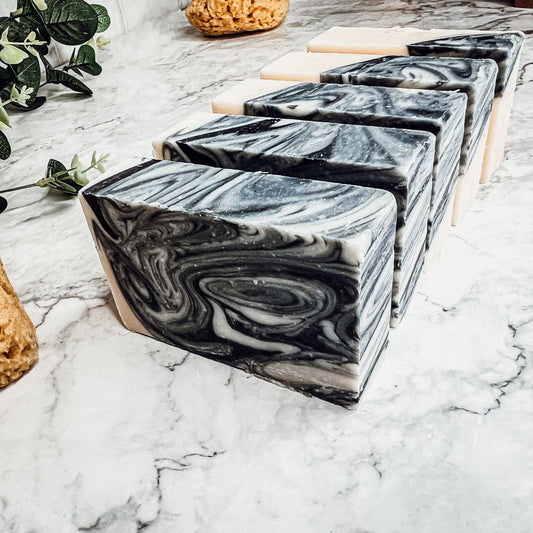 Activated Charcoal Soap Bar For Men And Women Patchouli Sandalwood Exfoliating