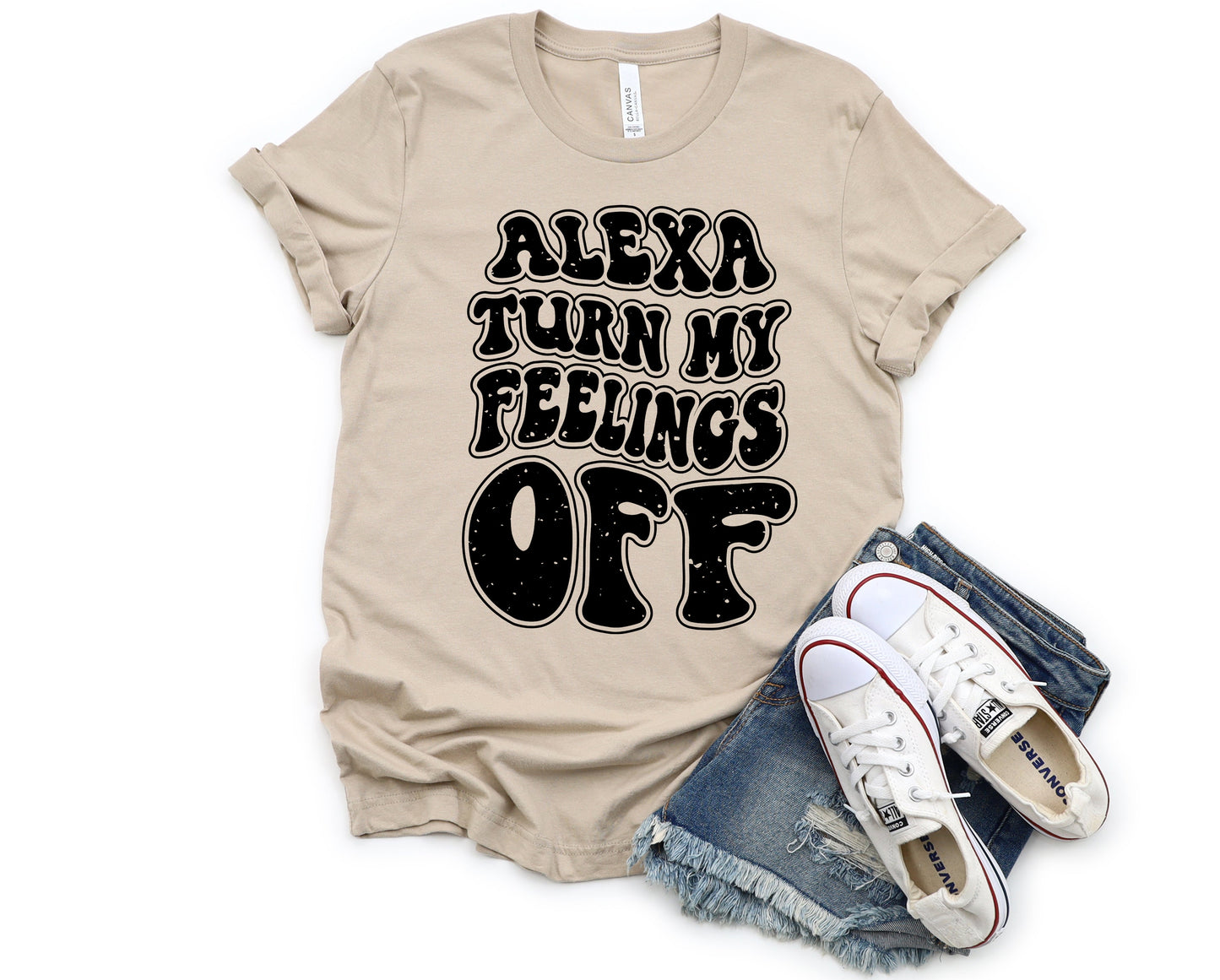 Alexa Turn Off My Feelings Graphic Tee