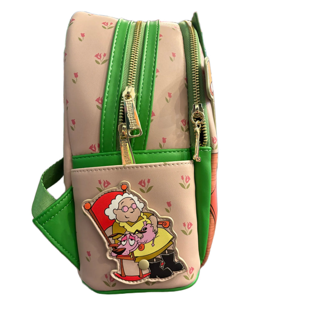 Loungefly Courage the Cowardly Dog - Lenticular Mini Backpack