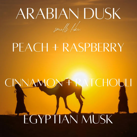 Arabian Dusk - 7 Wick White Wood Dough Bowl Candle