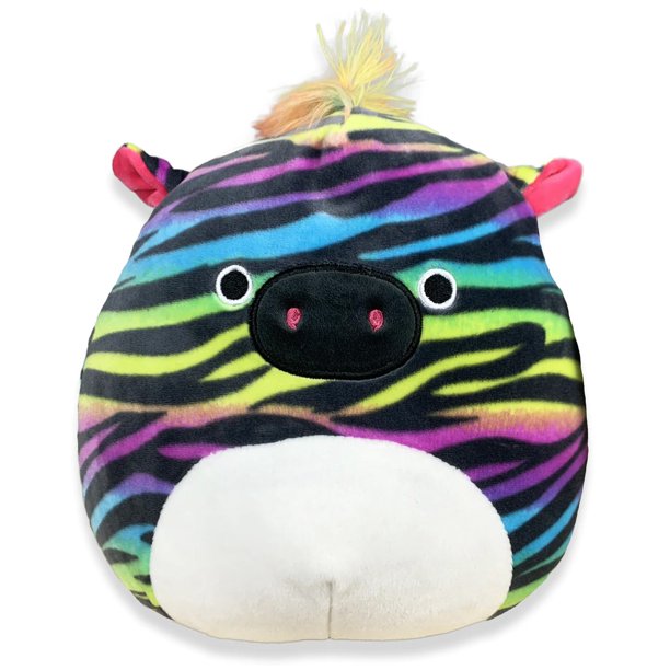 Squishmallow Safiyah The Rainbow Zebra 8" Stuffed Plush