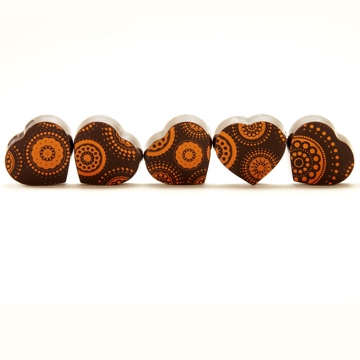 Heart Bonbons: Dark Chocolate & Dulce De Leche