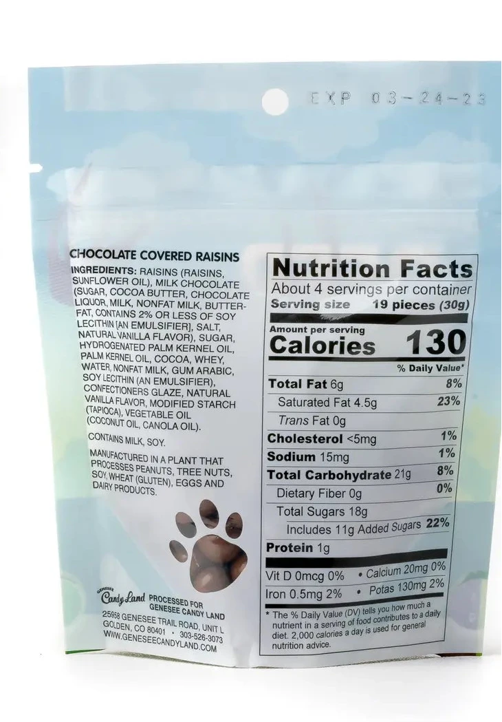 Deer Droppings (Chocolate Covered Raisins)