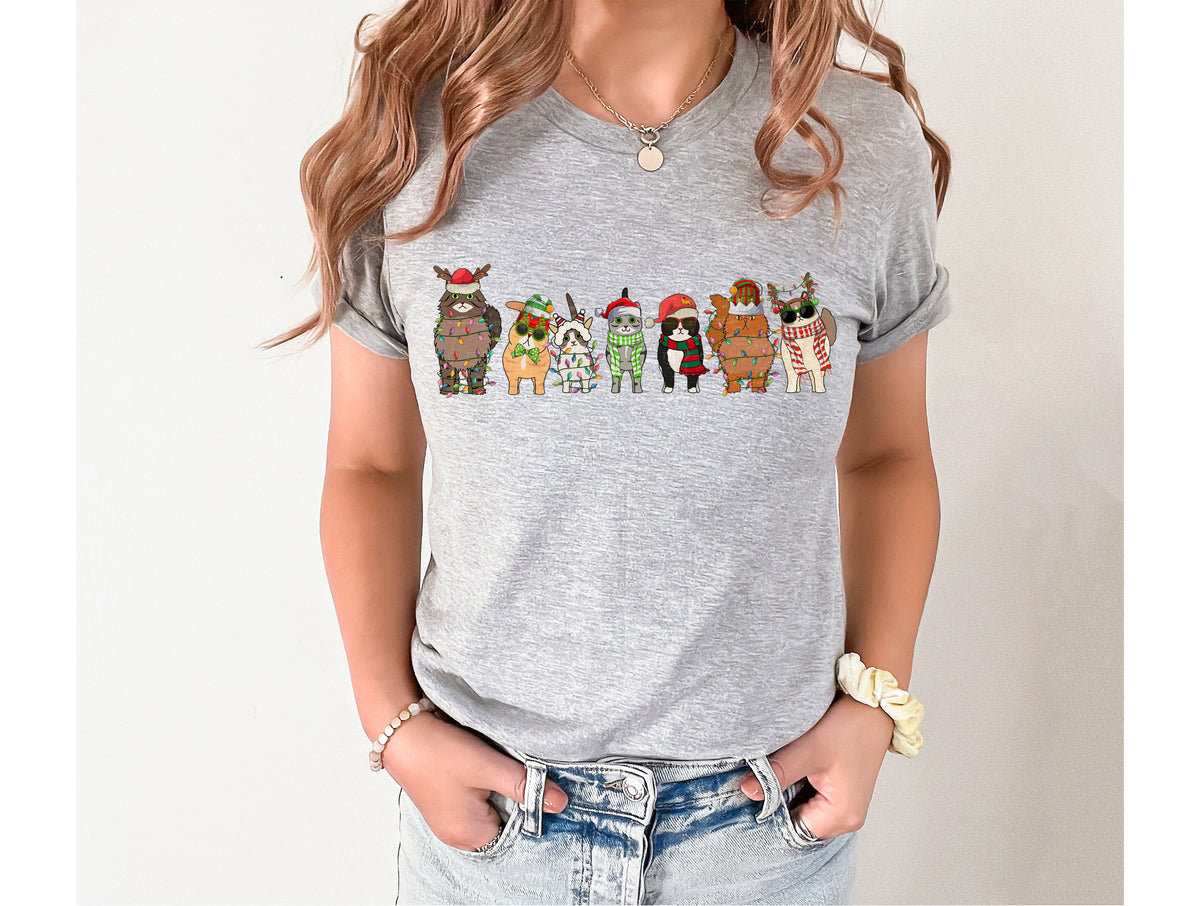 Christmas cats Graphic Tee