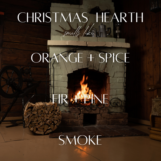 Christmas Hearth - 3 Wick Natural Wood Dough Bowl