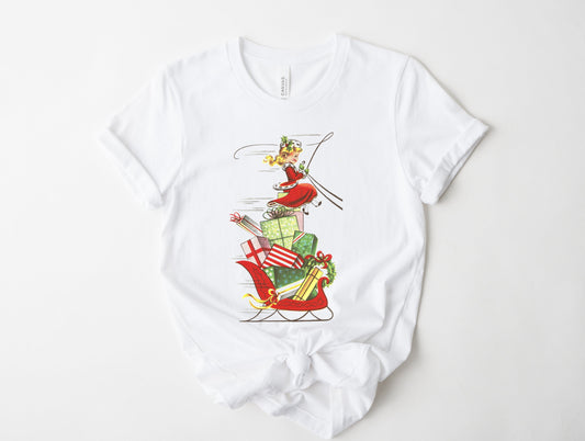 Christmas Sleigh Graphic Tee