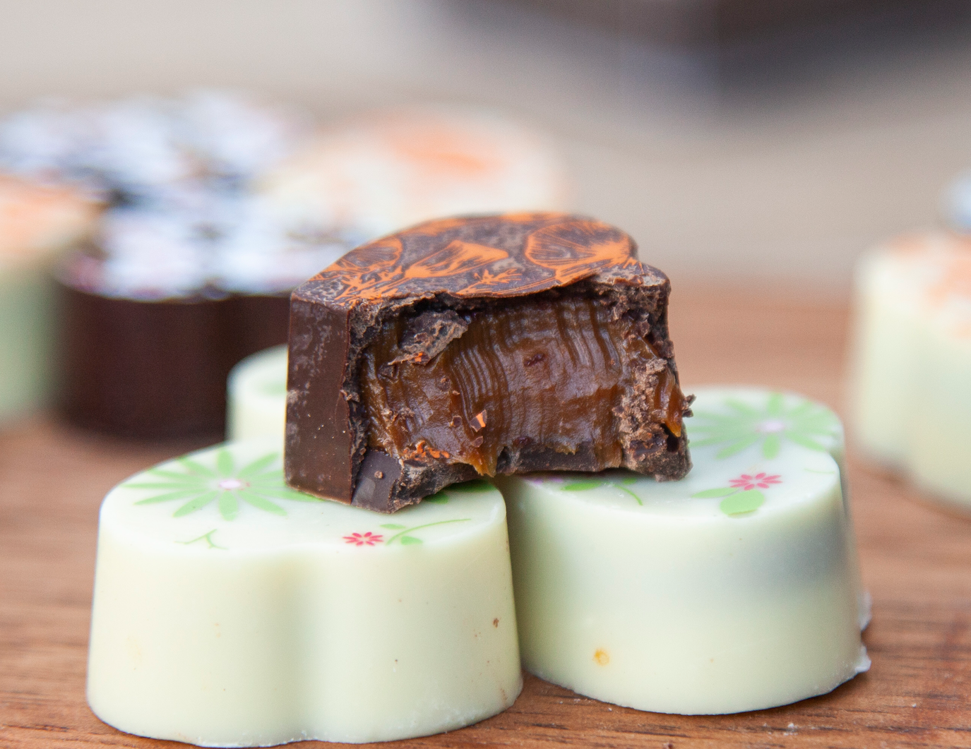 Heart Bonbons: Ruby Chocolate & Dulce De Leche