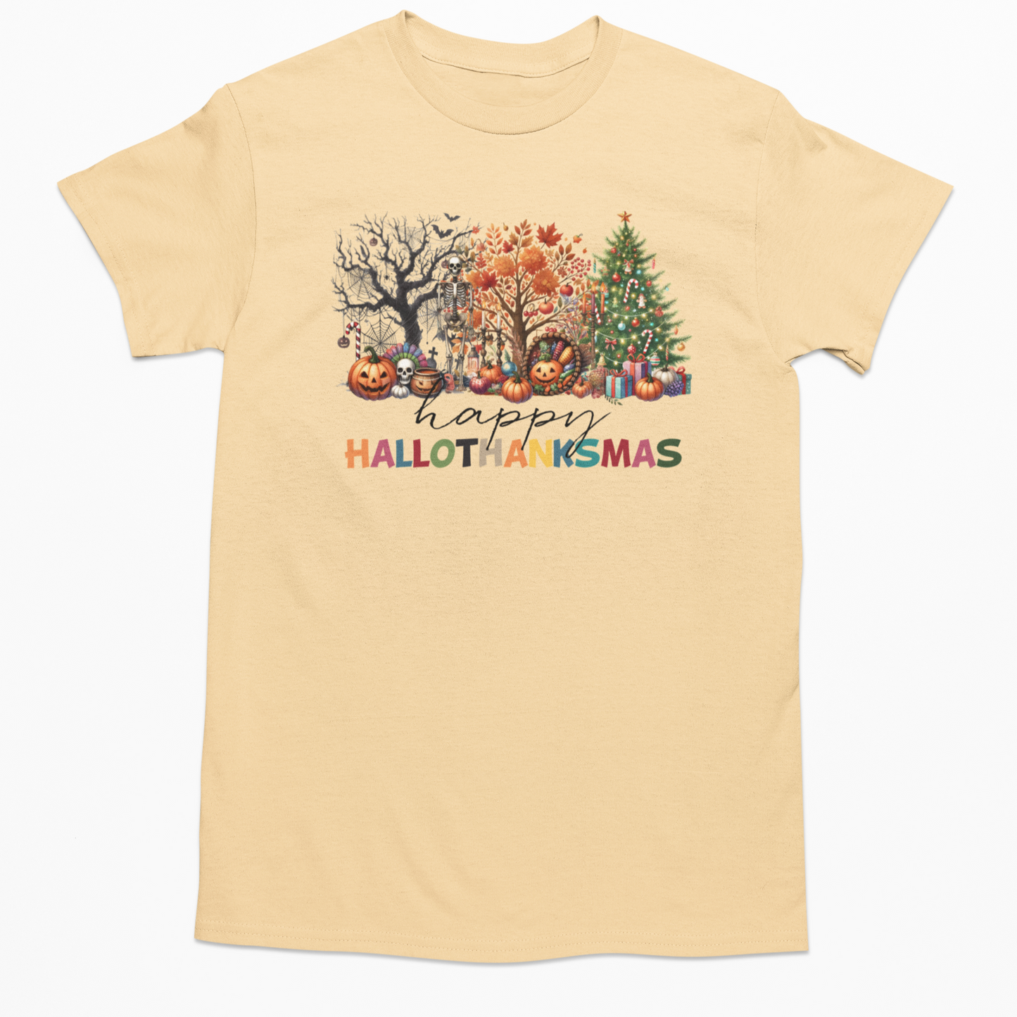 HalloThanksMas Graphic Tee