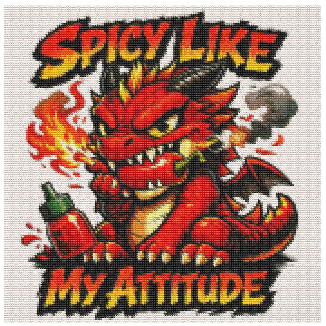 "Spicy Like My Attitude" Dragon