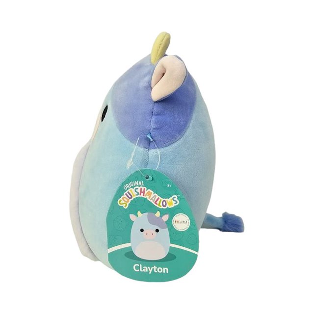 Squishmallows Clayton The Blue Cow 8" Stuffed Plush