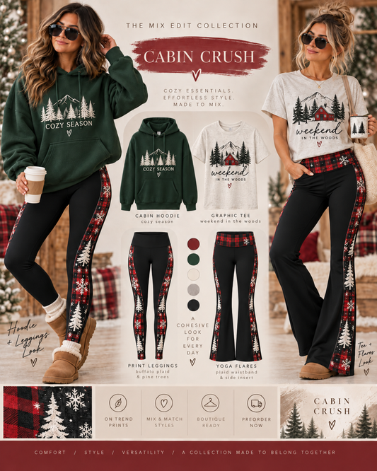 CABIN CRUSH HOODIE (MIX EDIT PREORDER CLOSING 10/30, ETA END DEC.)