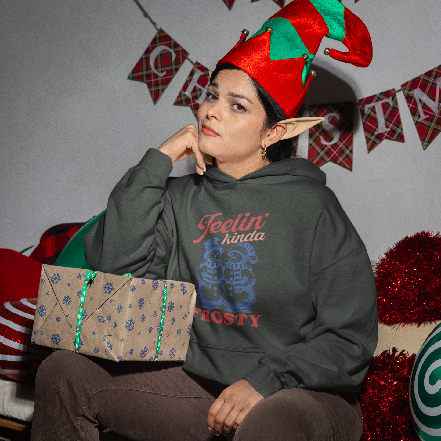 Feelin' Kinda Frosty Graphic Hoodie