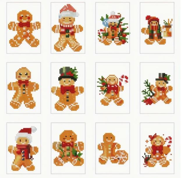 Gingerbread Mini Diamond Painting Kit