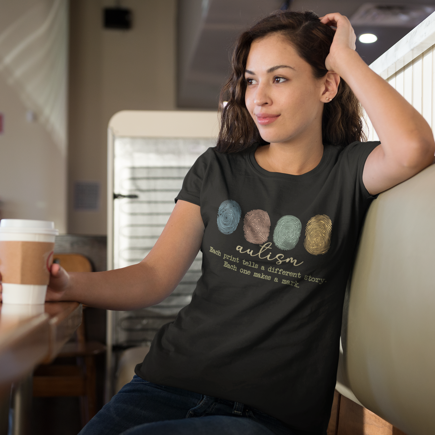 Autism Awareness “Every Print Makes a Mark” Tee