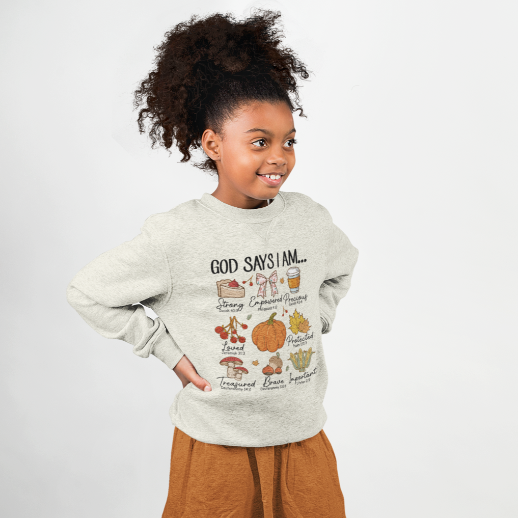 God Says - Fall Edition Youth & Toddler Sweatshirt