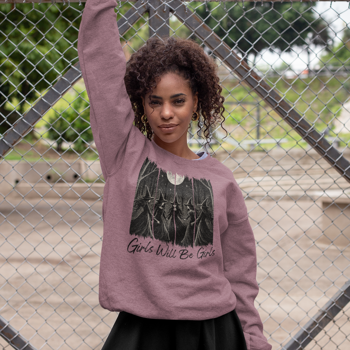 Girls Will Be Girls Graphic Sweatshirt