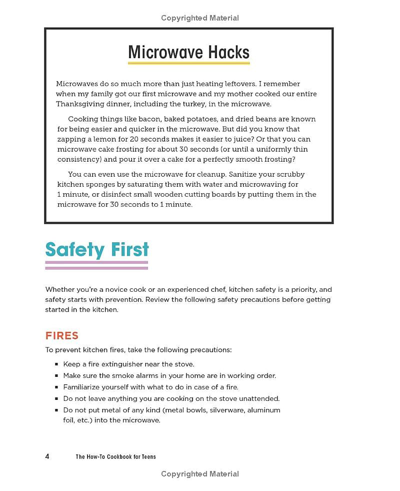 The How-To Cookbook for Teens: 100 Easy Recipes to Learn the Basics (Spiral Bound)