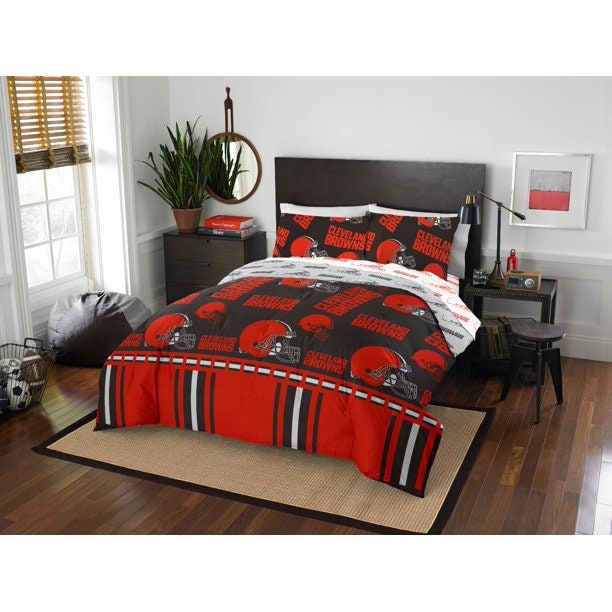 Cleveland Browns Queen Bed in Bag Comforter Set