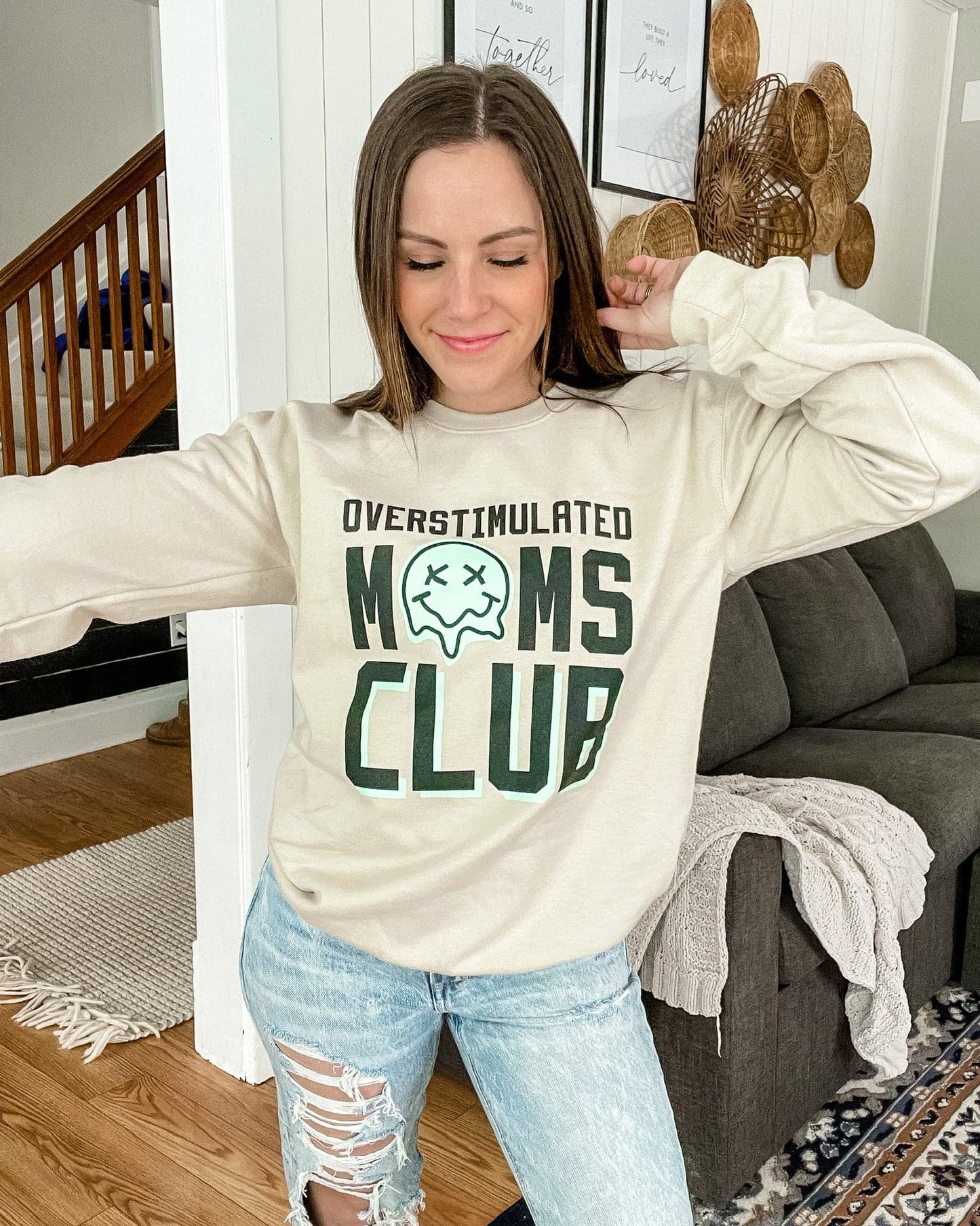 Overstimulated Moms Club Sweatshirt