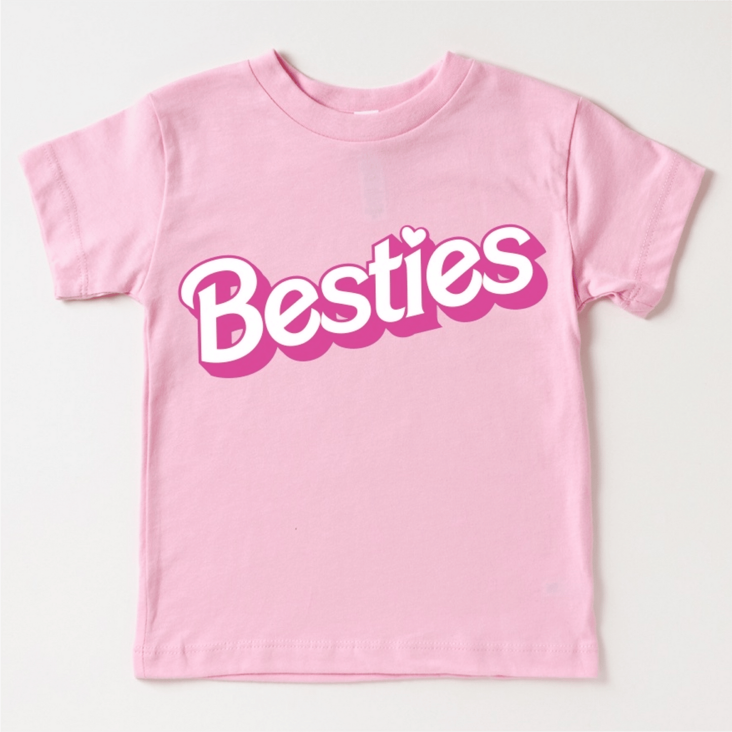 Besties Barbie Kids Tee - Pink