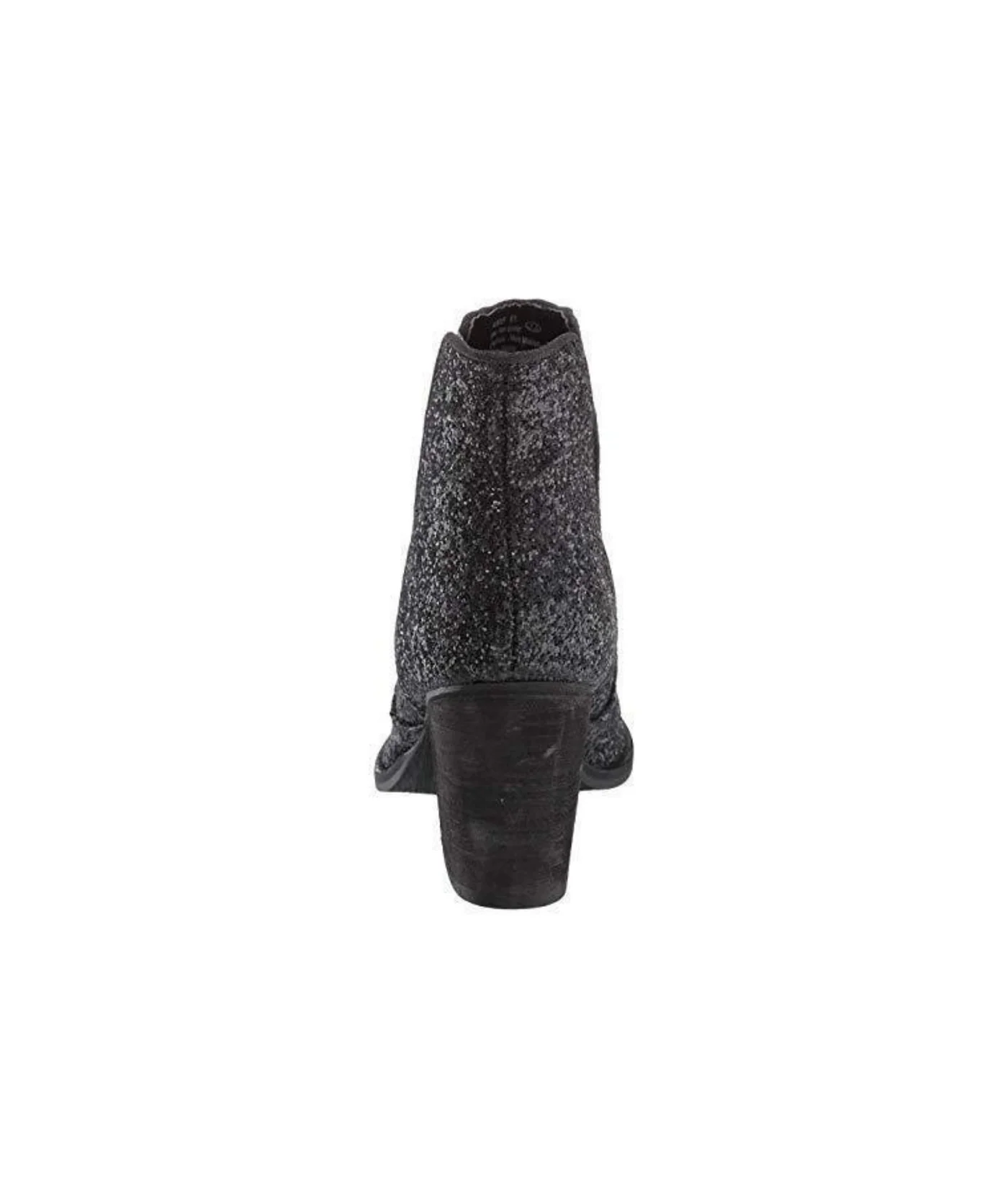 Not Rated - Fiera Glitter Booties in Black