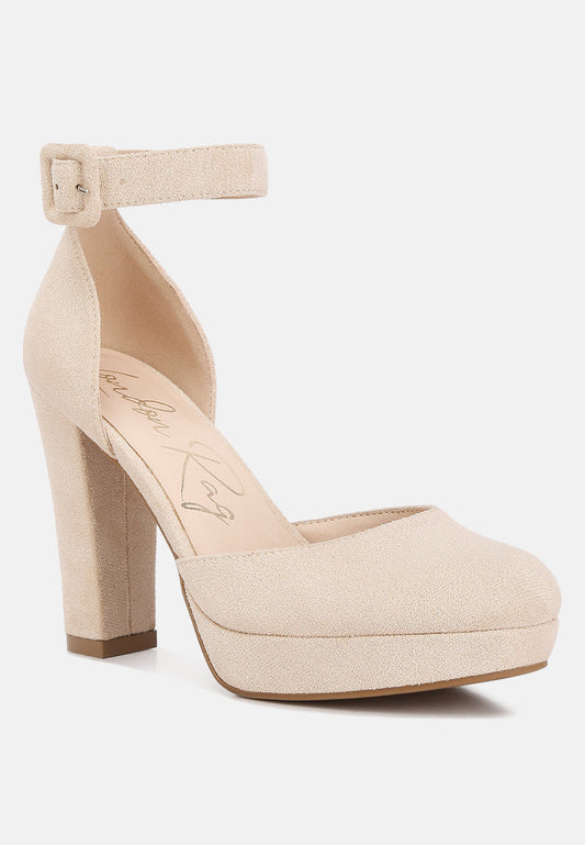 Inigo Interchangeable Ankle Strap Platform Sandals