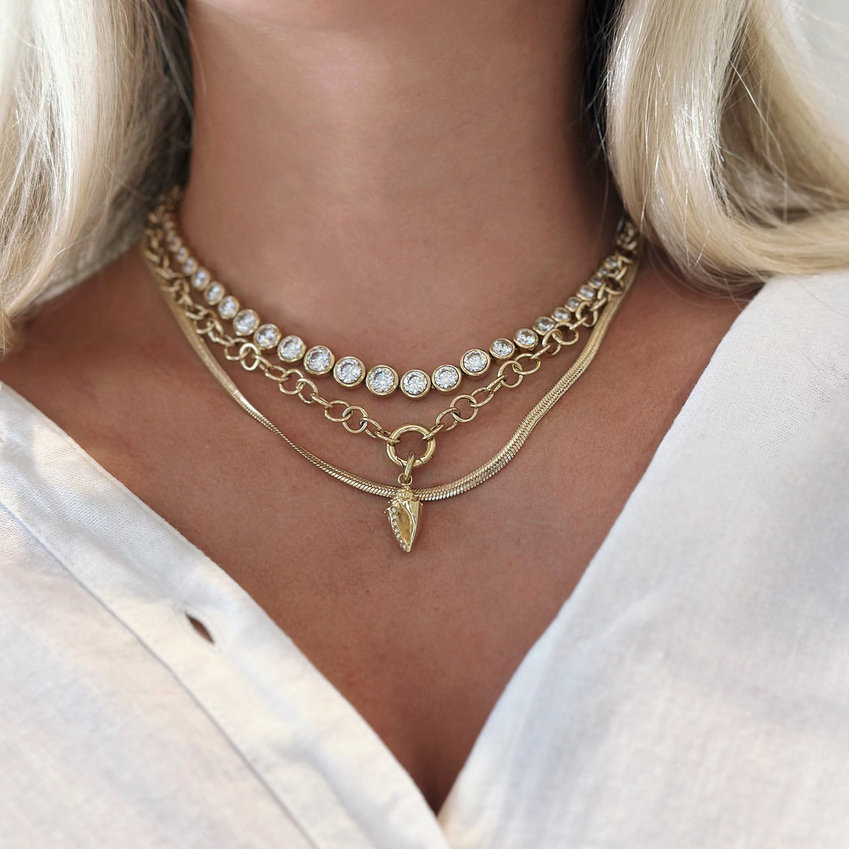 Y Necklace Interchangeable Base