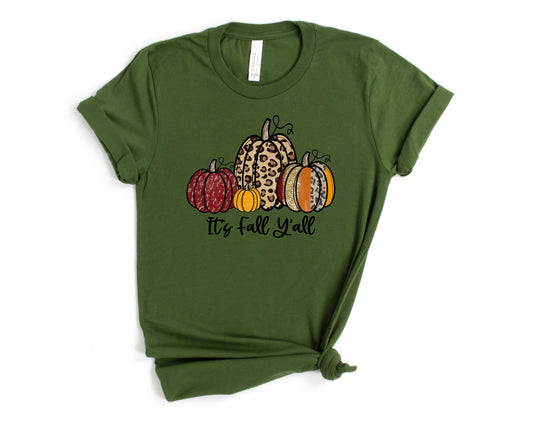 It's Fall Y'all Pumpkins Graphic Tee