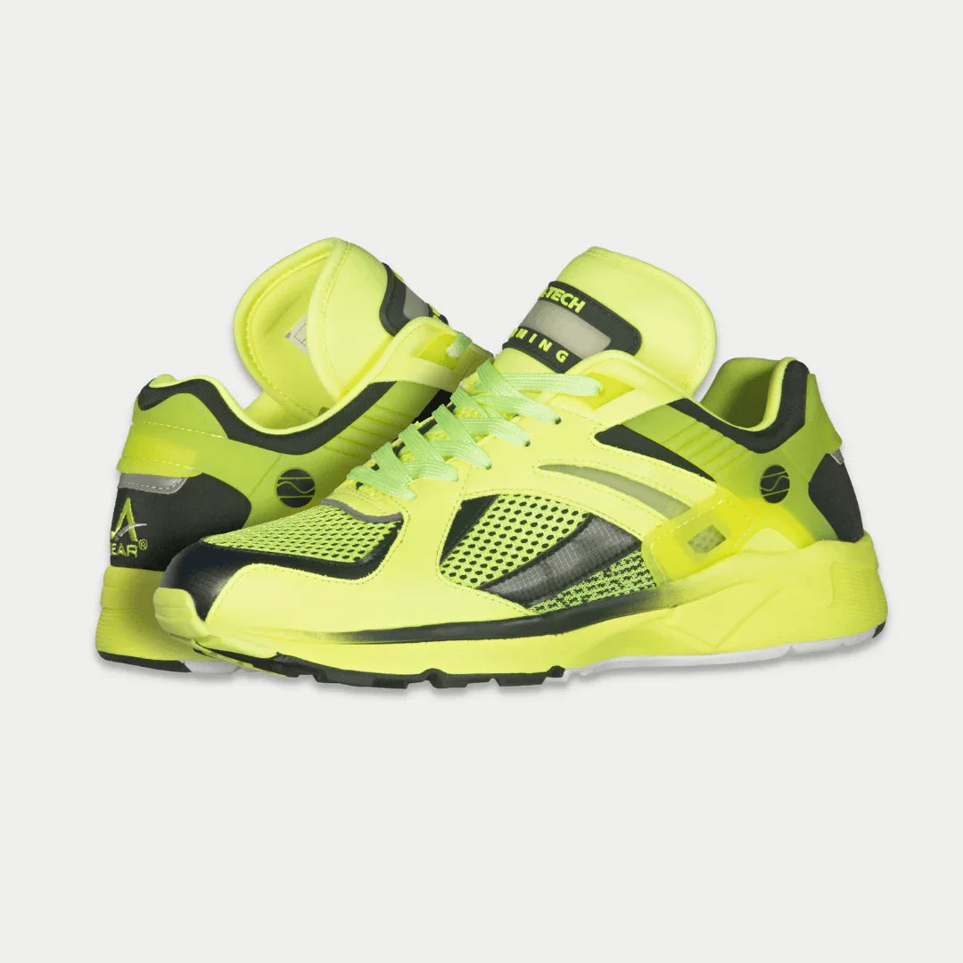 LA Gear Women's Light-Up x Glow Lowtop | Neon Yellow x Black