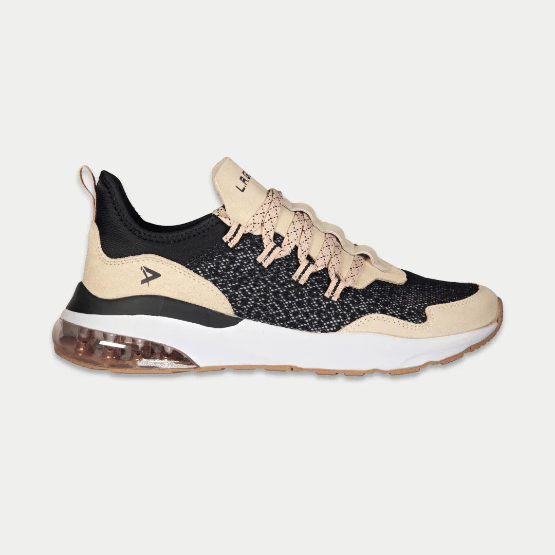 LA Gear Women’s Runyon Lowtop | Black x Pink