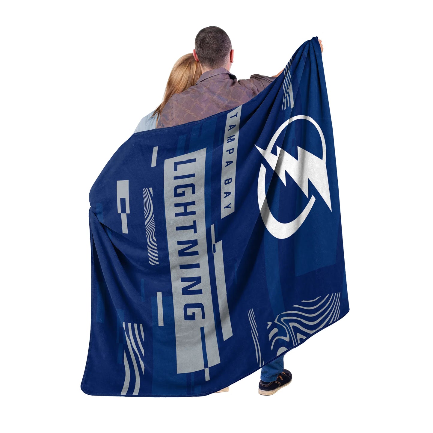 NHL Tampa Bay Lightning 60" x 80" Digitize Raschel Throw Blanket