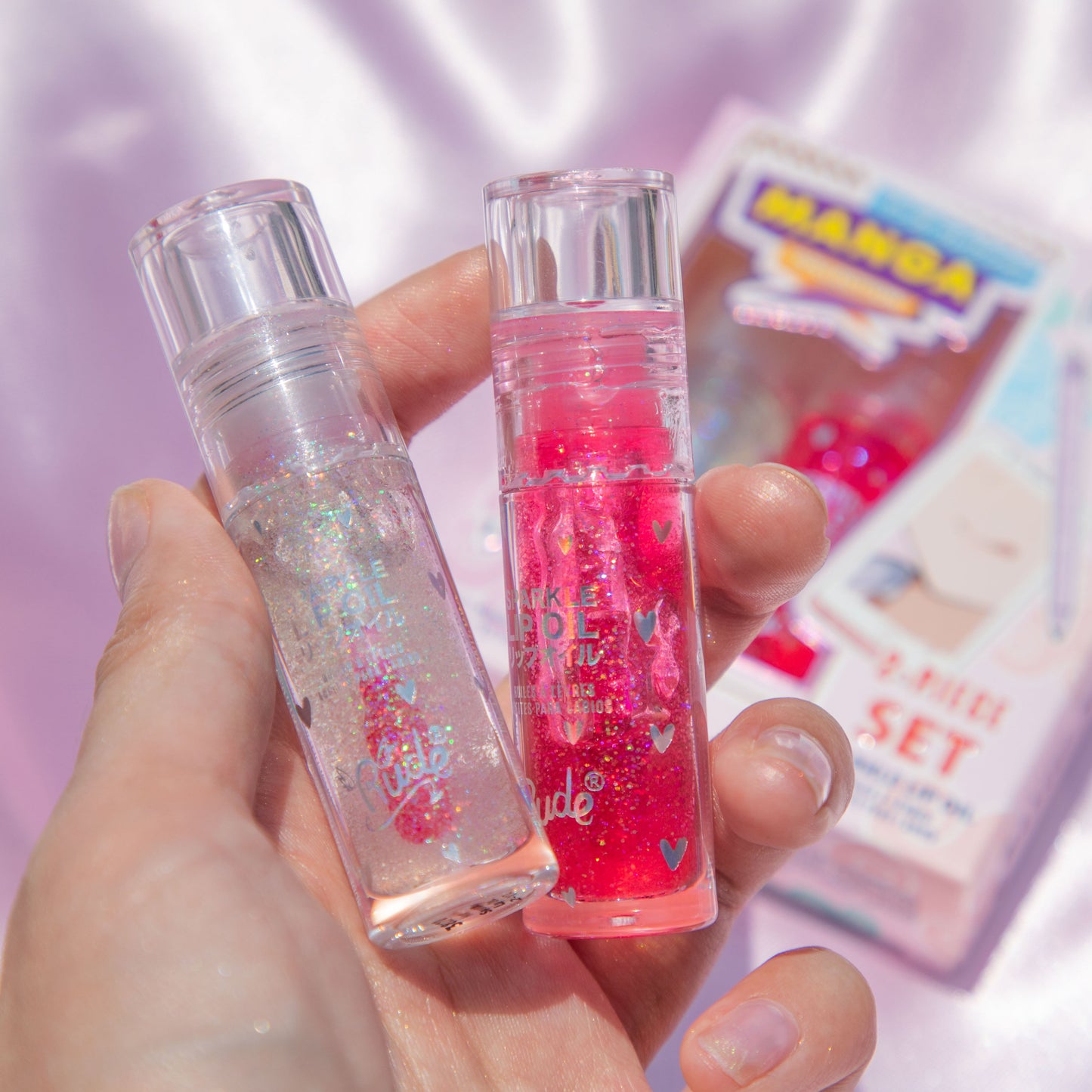 Chibi Manga Collection Sparkle Lip Oil Duo