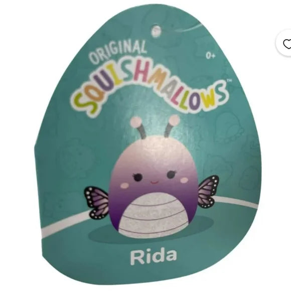 Squishmallows Rida the Monarch Butterfly 12" Stuffed Plush